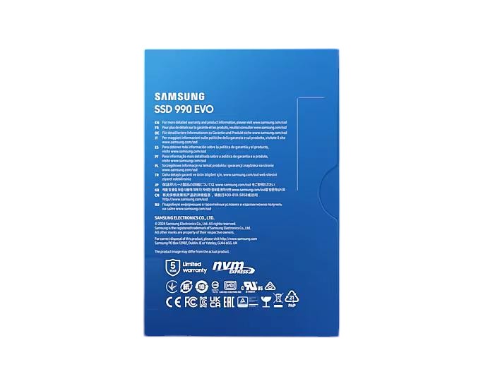 Samsung 990 EVO NVMe SSD – High-Performance PCIe 4.0 and 5.0 Storage Samsung 990 EVO NVMe SSD – High-Performance PCIe 4.0 and 5.0 Storage